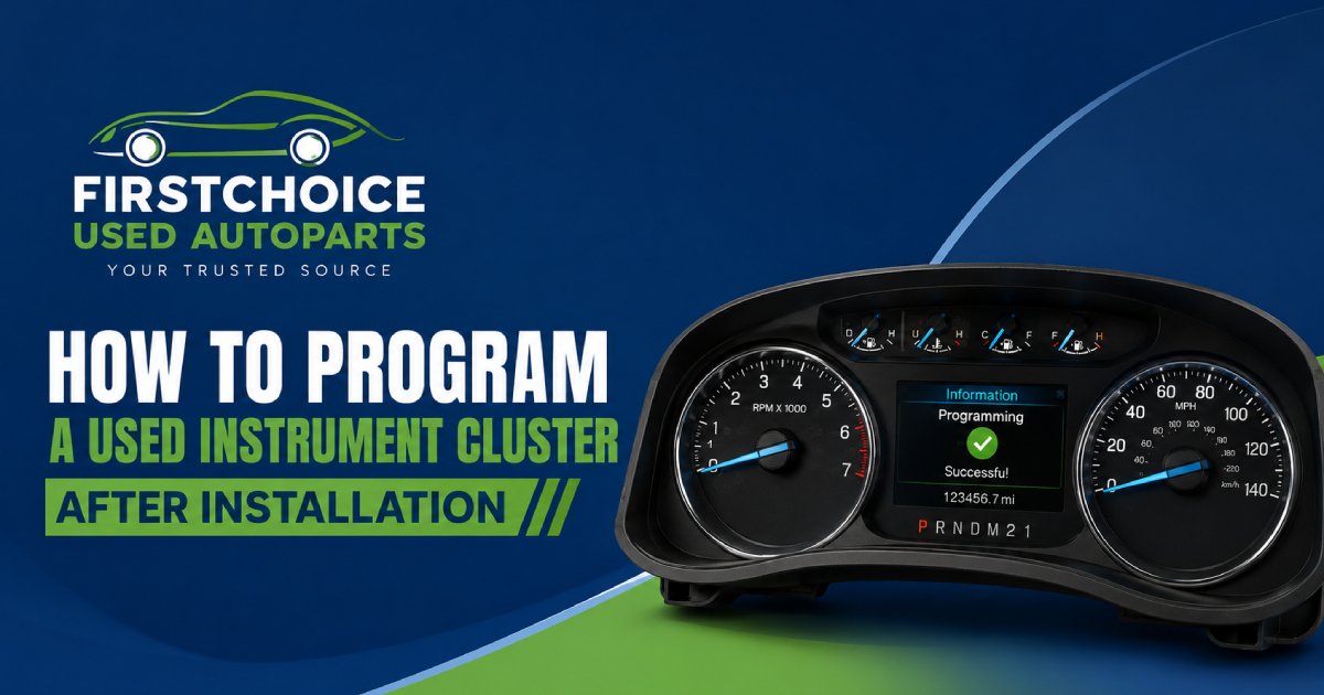 How to program Used Instrument Cluster