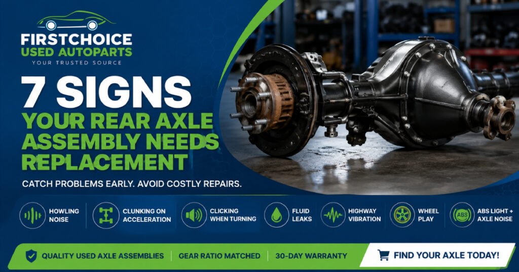 Signs Your Rear Axle Assembly Needs Replacement