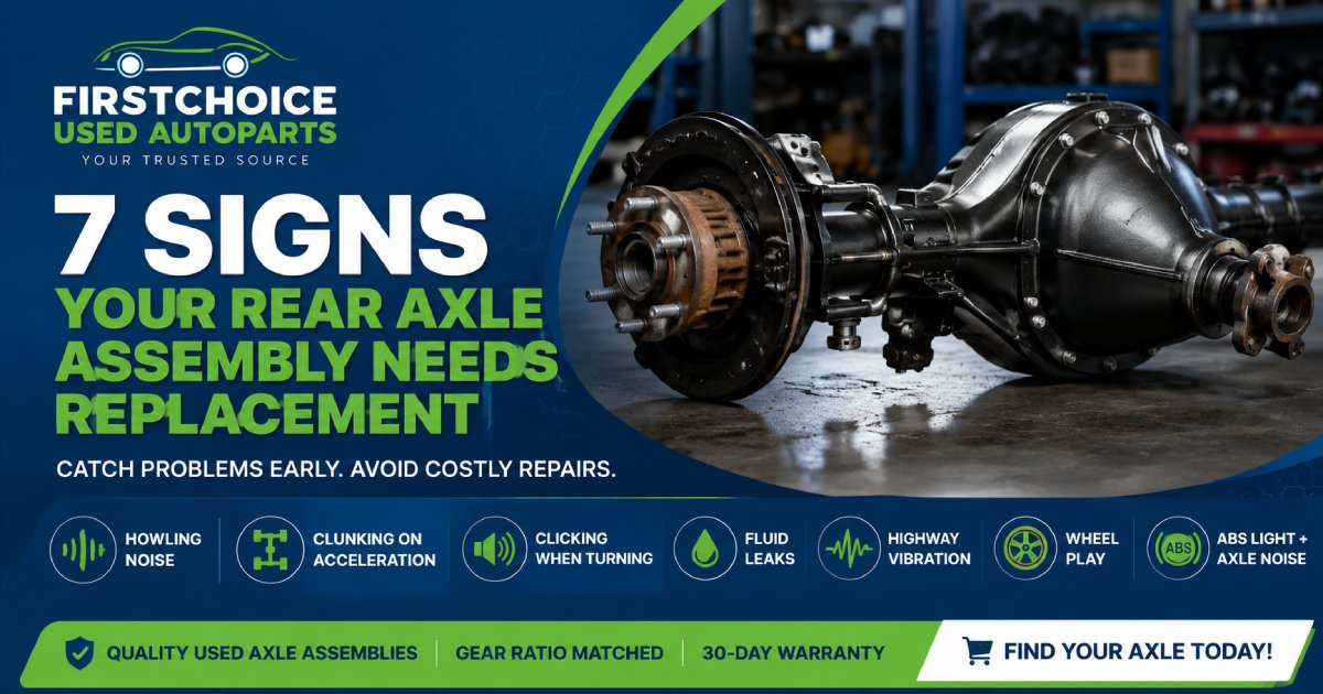 Signs Your Rear Axle Assembly Needs Replacement