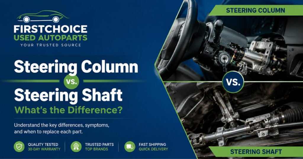Steering Column vs Steering Shaft