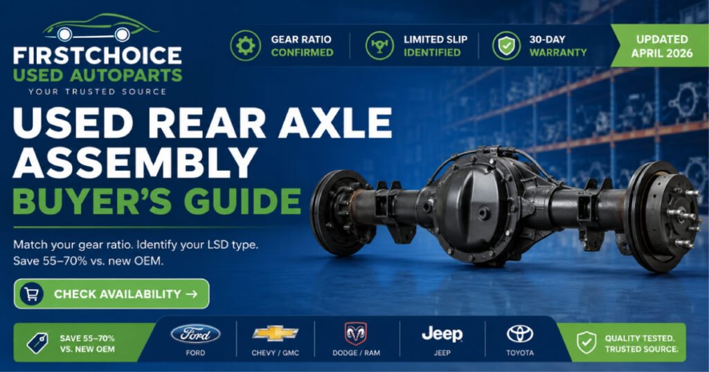 Used Rear Axle Assembly Buyer's Guide