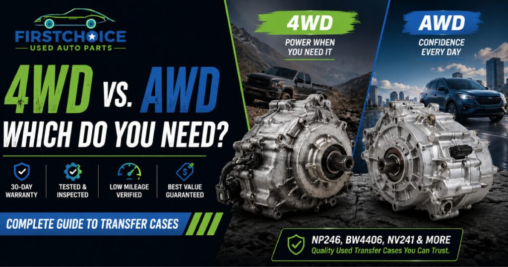 4WD and AWD transfer cases