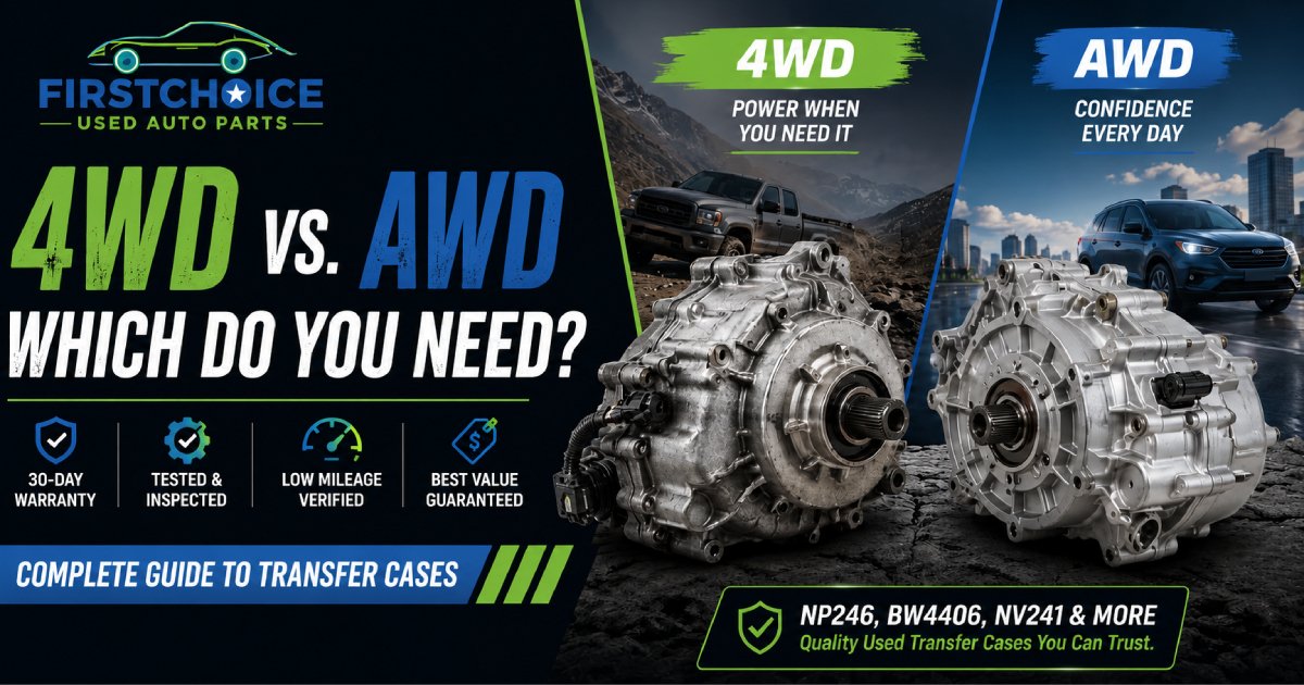 4WD and AWD transfer cases