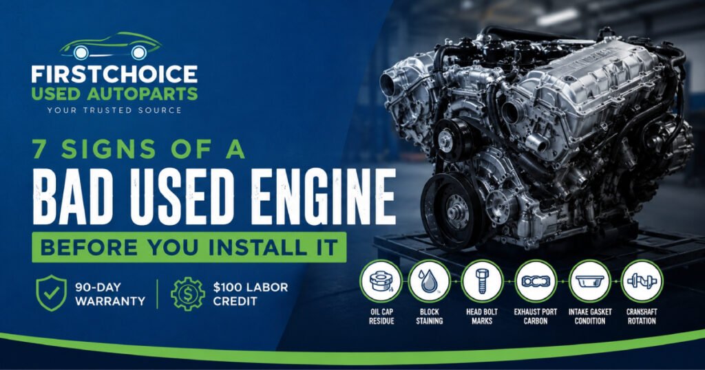 7 Signs of a Bad Used Engine Before Installation