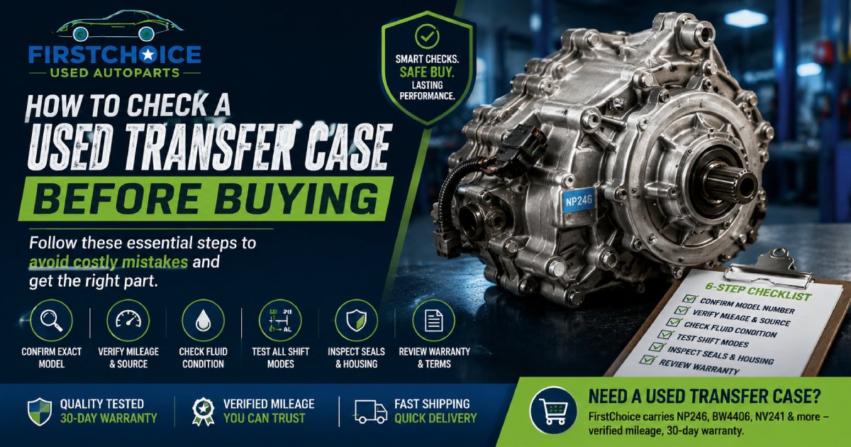 Used Transfer Case Inspection Guide