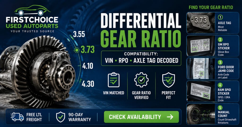 Differential Gear Ratio Compatibility