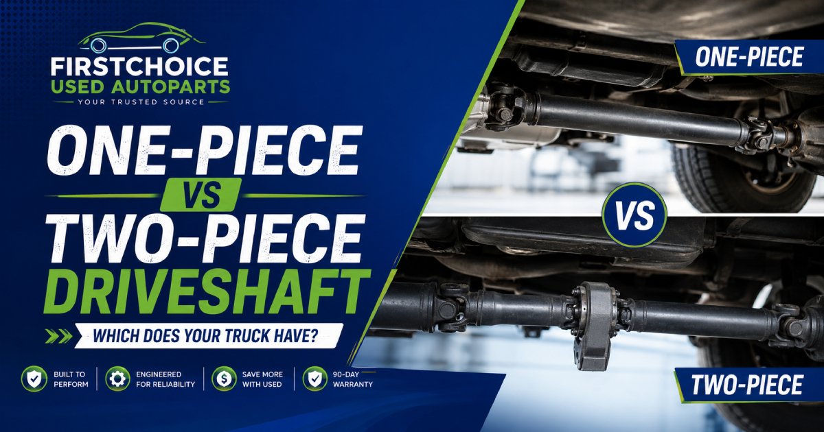 One-Piece vs Two-Piece Driveshaft