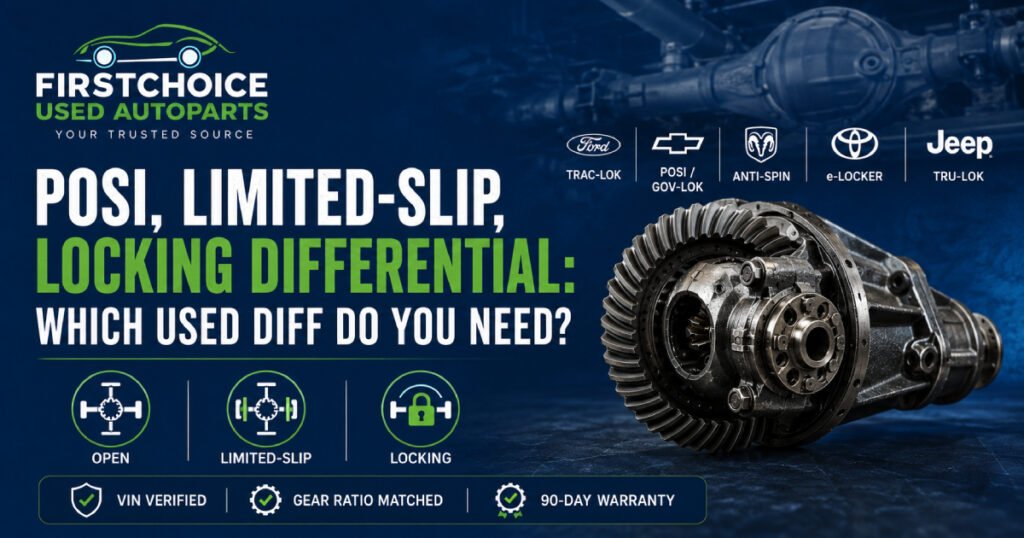 Posi, Limited-Slip, Locking Differential