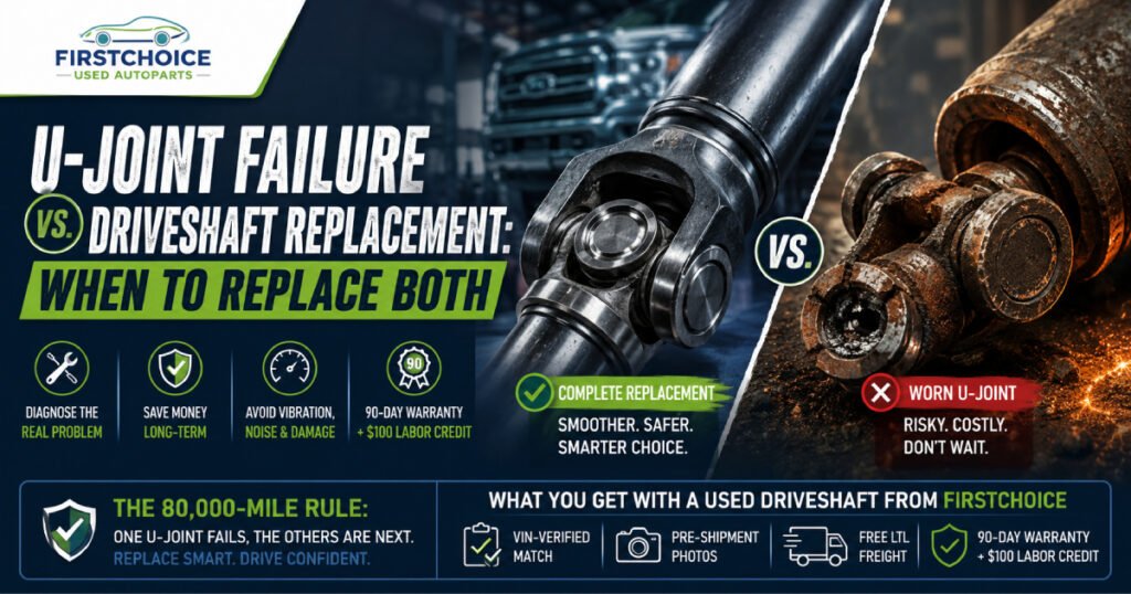 U-Joint Failure vs Driveshaft Replacement