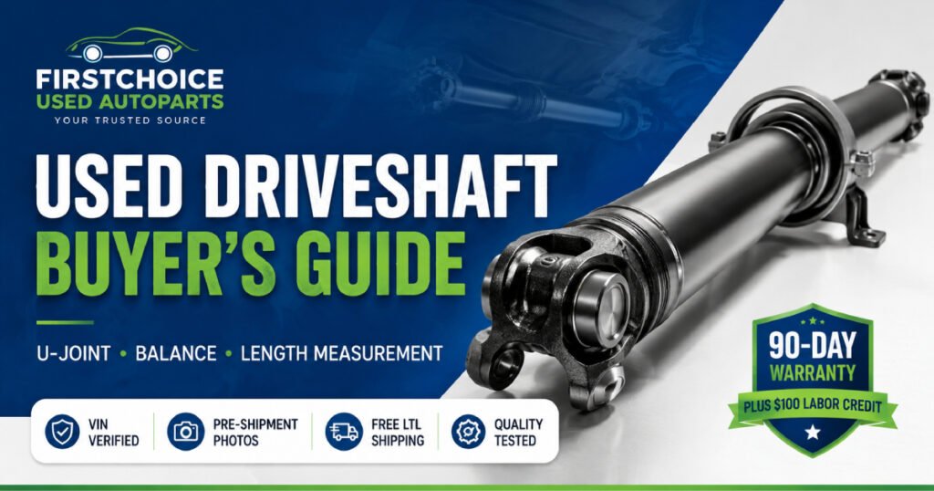 Used Driveshaft Buyer's Guide