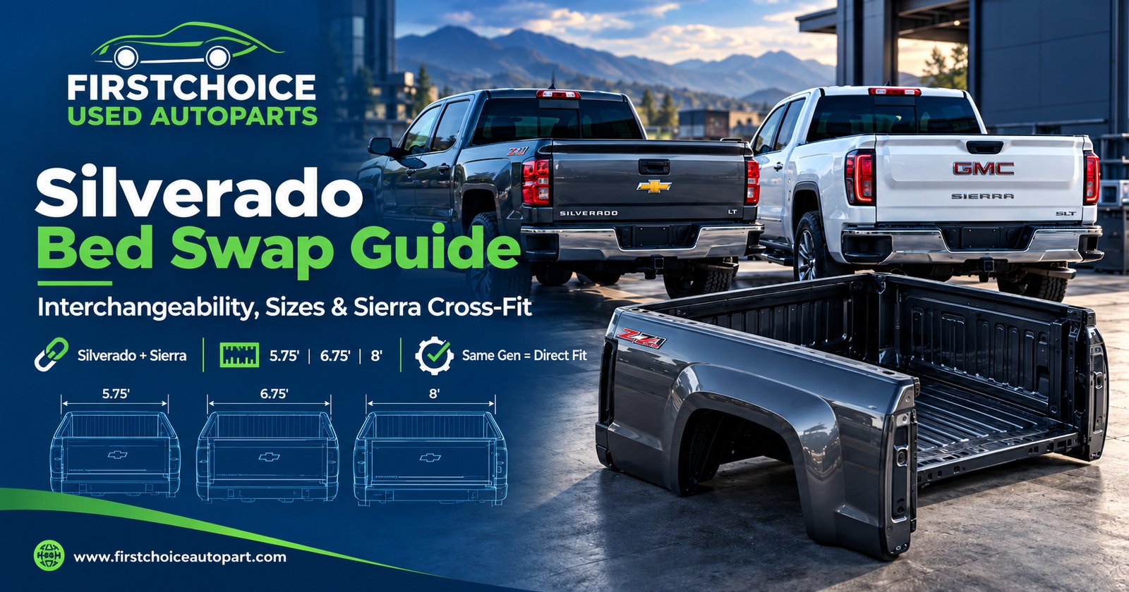 Silverado Bed Swap Guide: Sizes & GMC Sierra Fitment